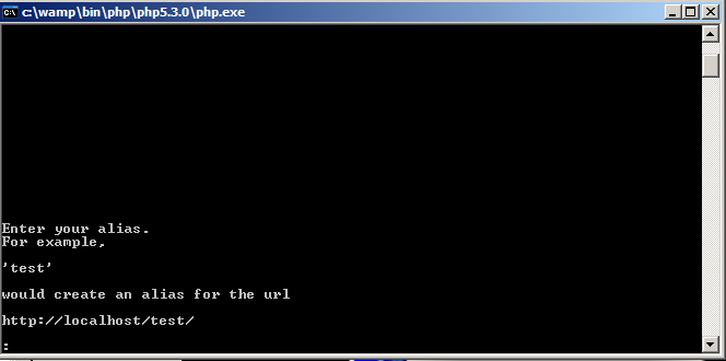 WAMP - Adicionar alias